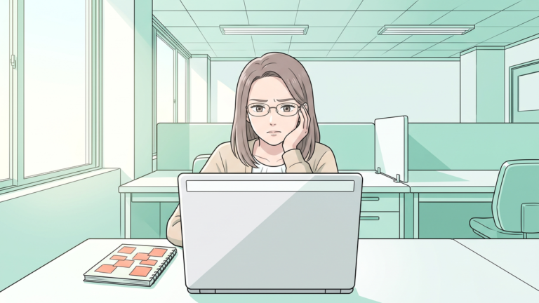ブラウザの乗り換えで入れ直しが大変だったと話すミサキさんと、静かに聞くマスターのコミック